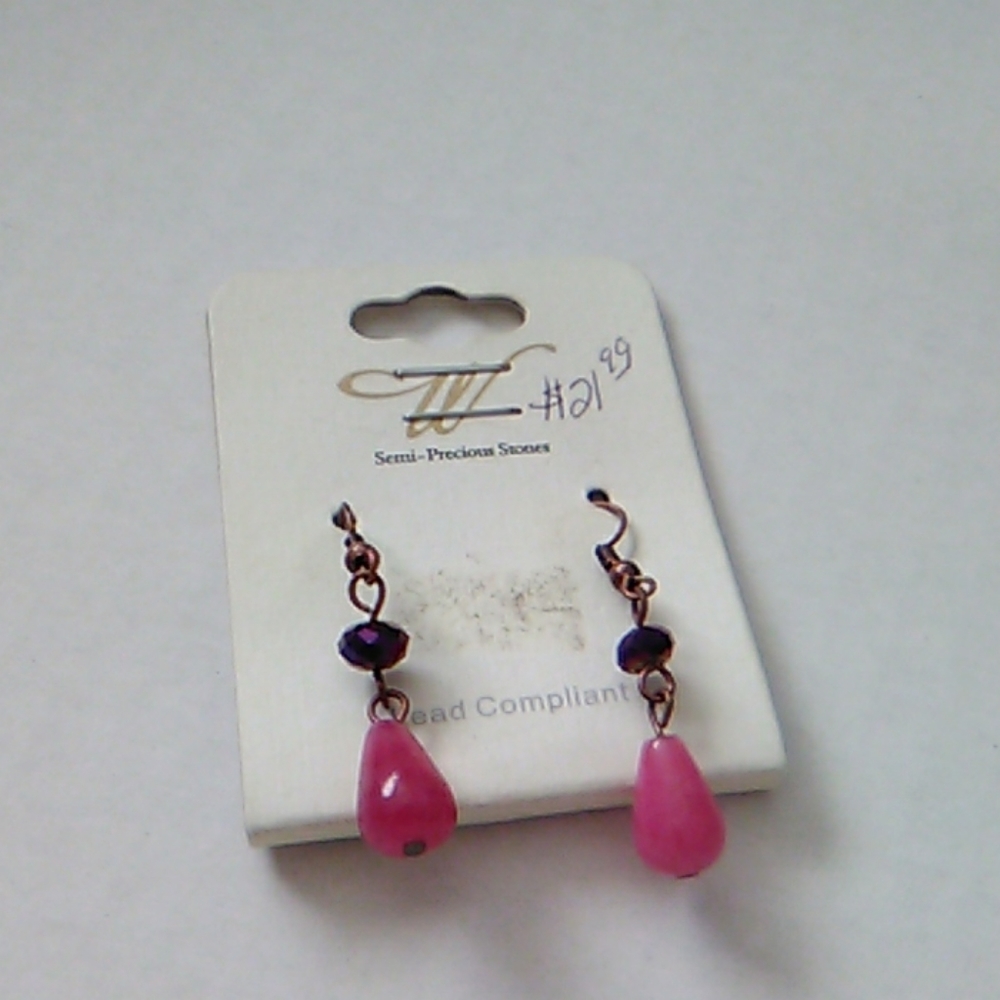 Pink and purple necklace set - Picture 5 of 6